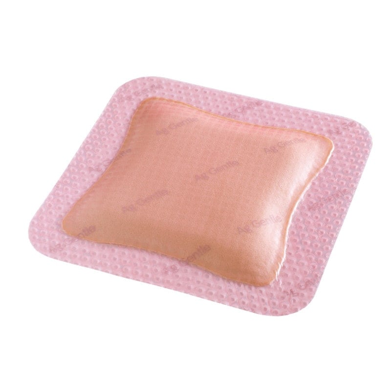 ALLEVYN™ Ag Gentle Border 17.5 x 17.5 cm