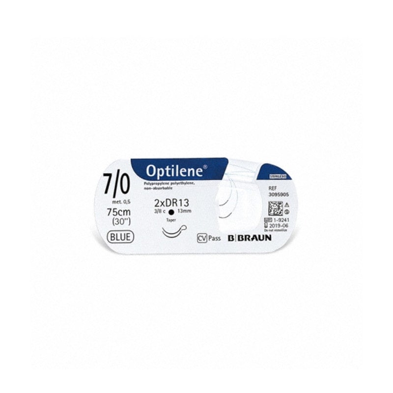B. Braun Optilene® USP6-0 EP0.7 45cm DS16