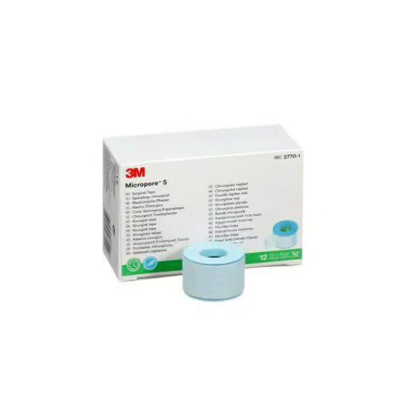 3M™ Micropore™ S Silicone Roll Plaster 2.5 cm