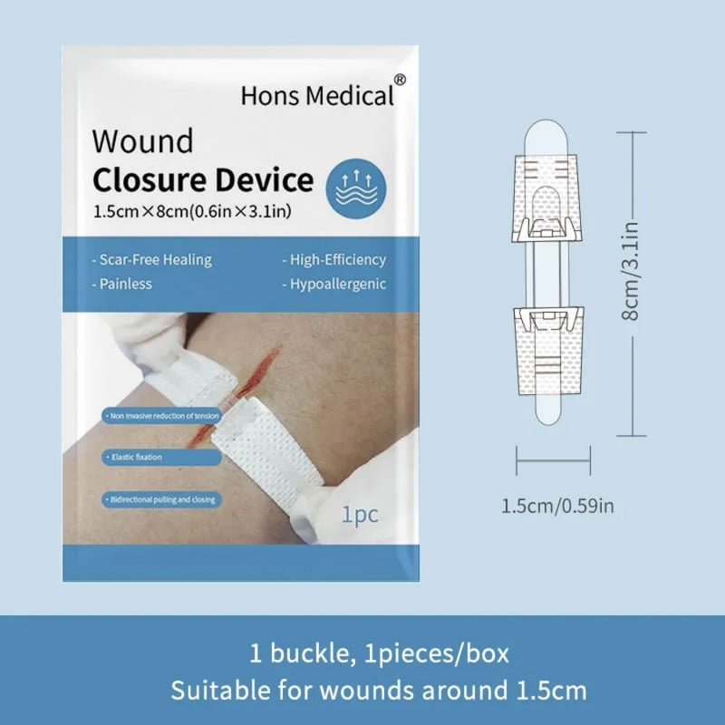 Zip Wound Closure Device G3 1.5 x 8 cm
