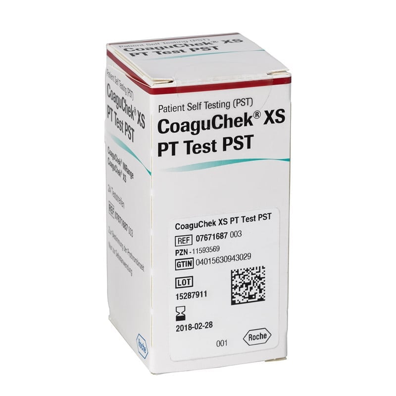 CoaguChek XS PT Test, PST Test Strips 1 x 24 pcs
