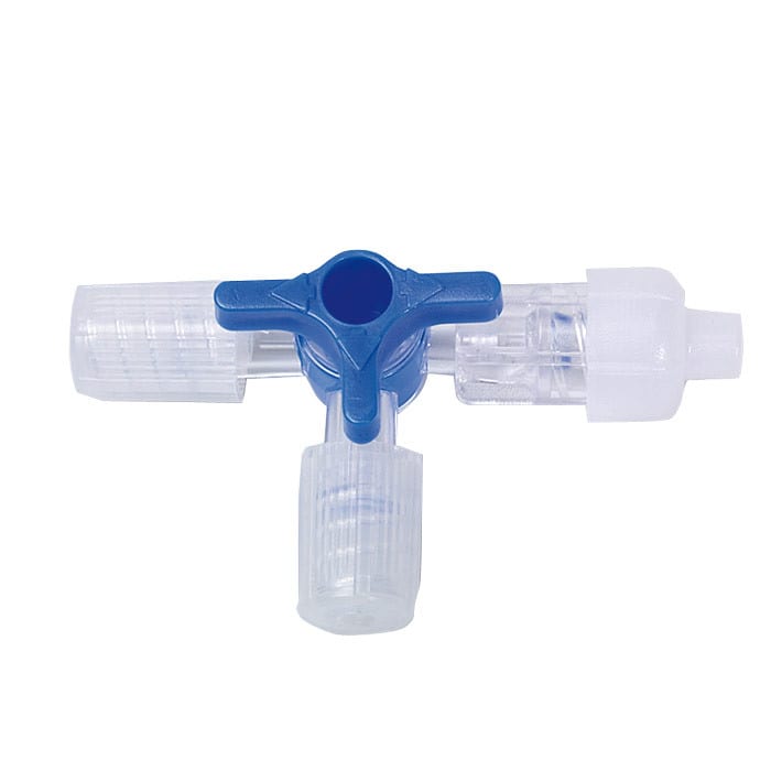 3-Way Stopcock blue
