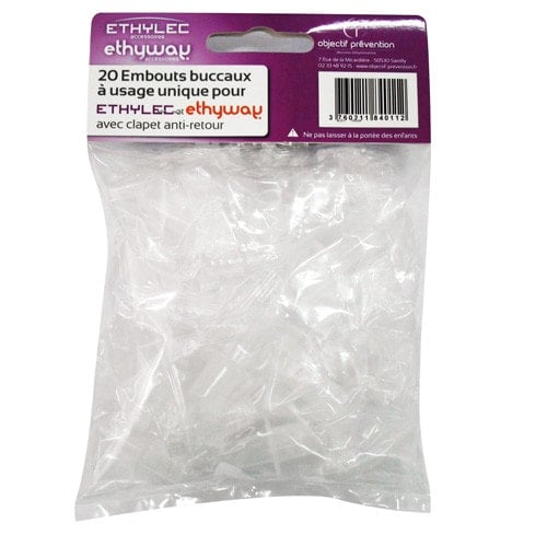 Single-Use Mouthpieces for Ethylec and Ethyway Alcohol Breathalysers 100 pcs