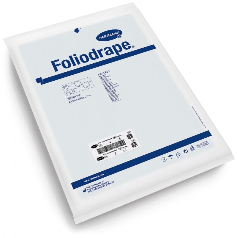 Foliodrape Protect Surgical Drapes, Self-Adhesive 90 x 100cm (25 drapes)
