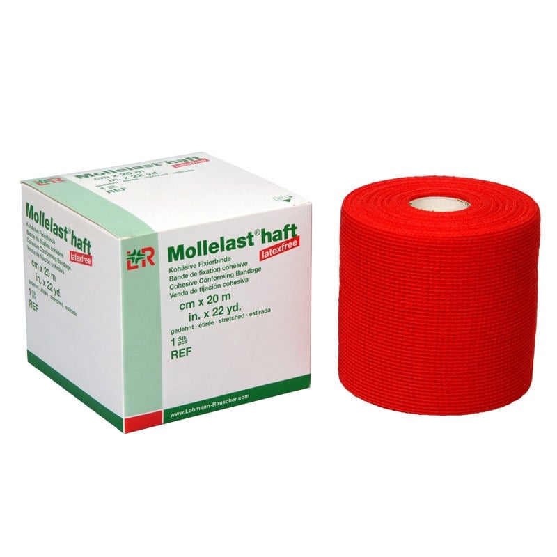 Mollelast haft color, latex-free red | 8 cm