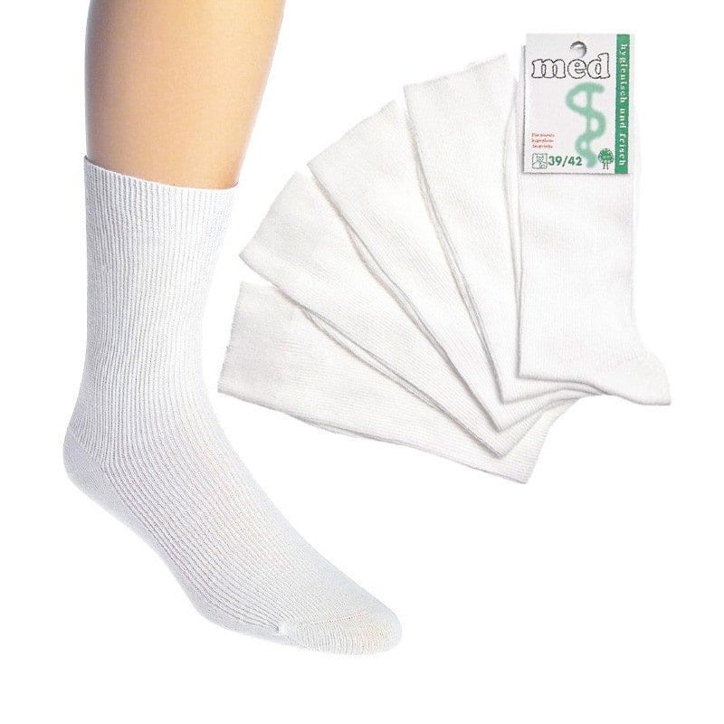 Doctor's Socks, white 35-38