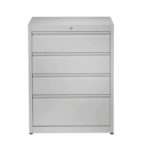 Steel Filing Cabinet 4 drawers, 2 tracks | ivory