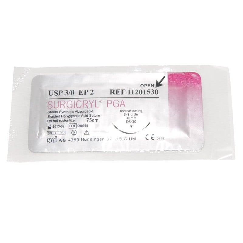 Surgicryl PGA USP2-0 EP3 75cm DS24