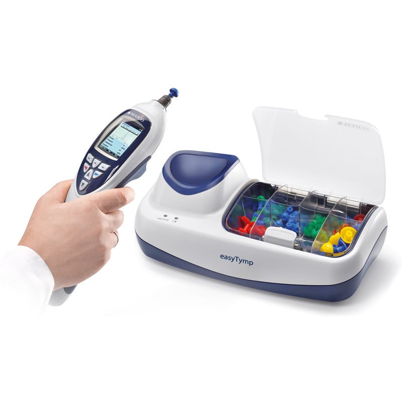 Maico EasyTymp Tympanometer as a handheld