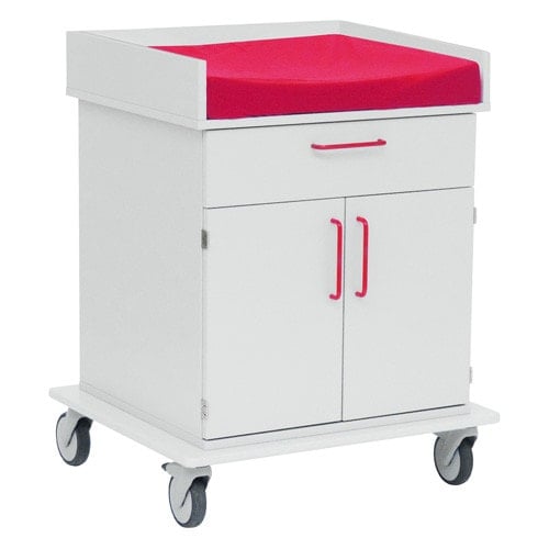 Examination and Changing Trolley red