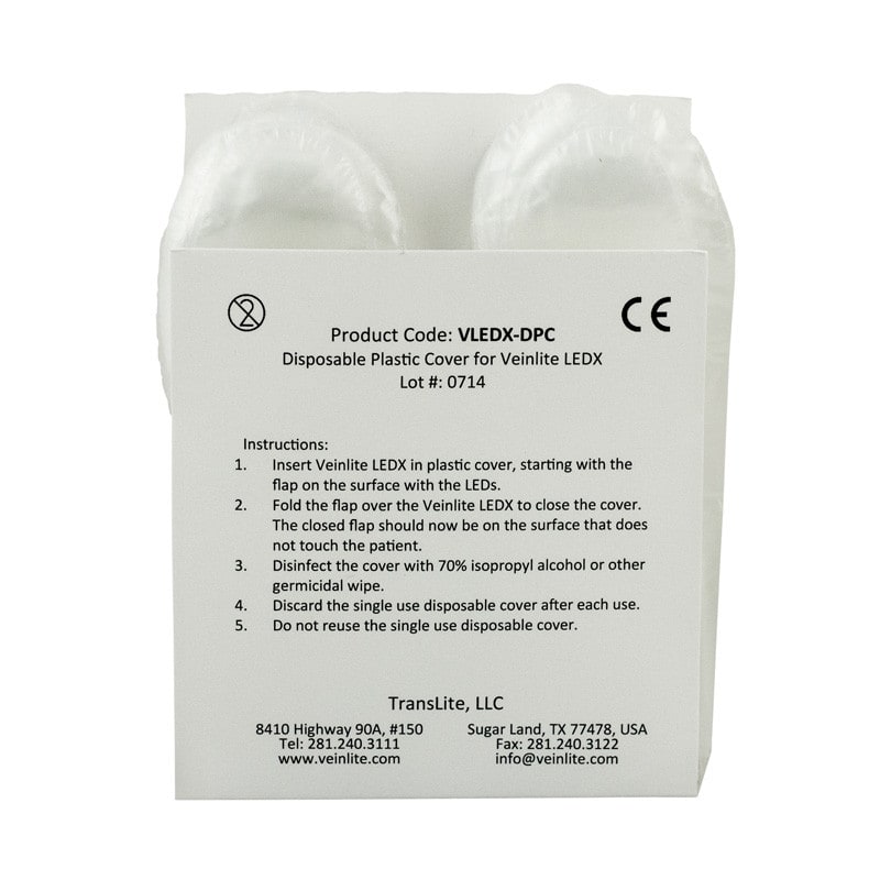 Disposable Protective Sheaths for Veinlite LEDX