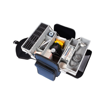 Doctor's Bag, The Alternative with shoulder straps | blue