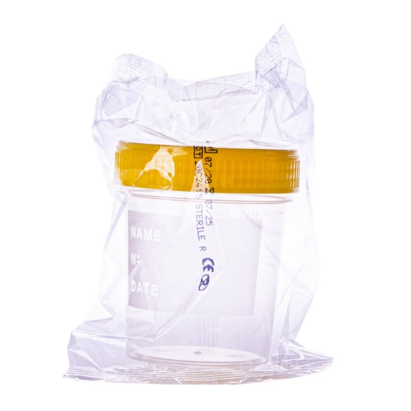 Urine Sample Cup, Sterile, 1 Piece