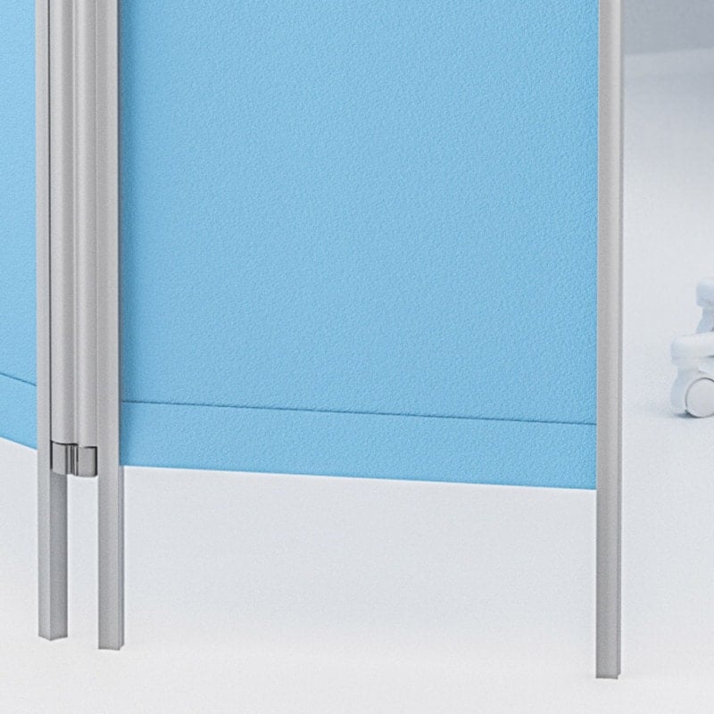 Lightweight Partition without wheels 5 | light blue panels
