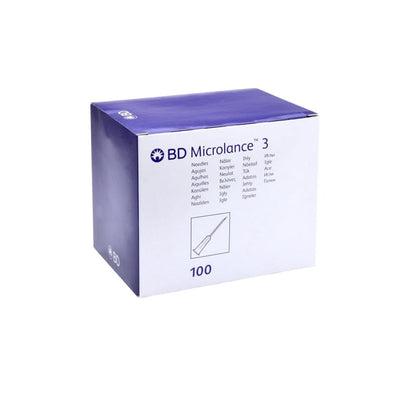 BD Microlance 3 Standard Needles 23G 1" (0,6 x 25mm) blue