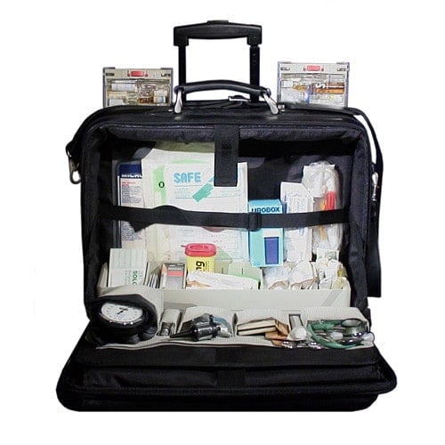 DÜRASOL Mobilo, Rolling Leather Doctor's Bag