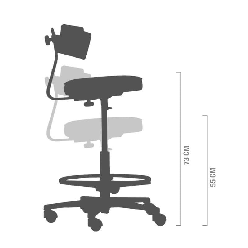 Lab Swivel Chair blue