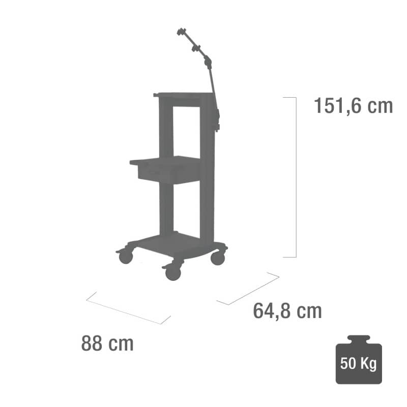 Haeberle Ergometry Trolley grey