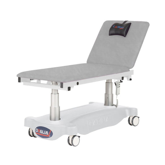 Two-Section Electric Exam Couch with manual control unit | ficelle