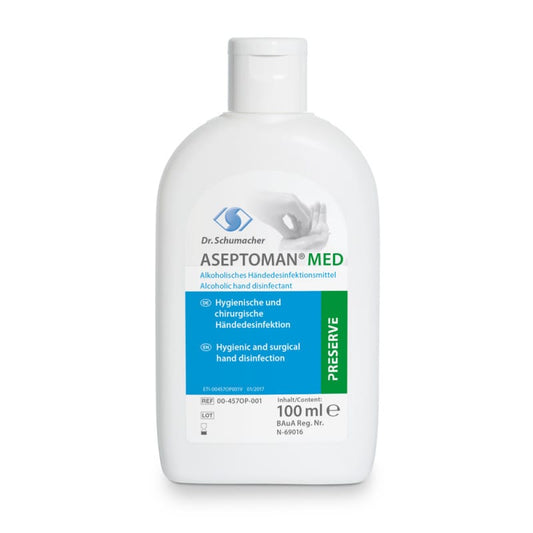 Aseptoman med 50 ml travel bottle