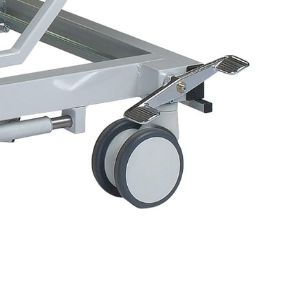 Height-Adjustable Patient Transport Trolley 65 cm | yellow