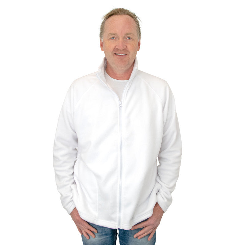 Fleece Jacket "Ruben" white | XS