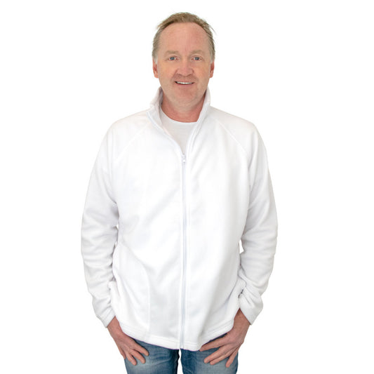 Fleece Jacket "Ruben" white | XS