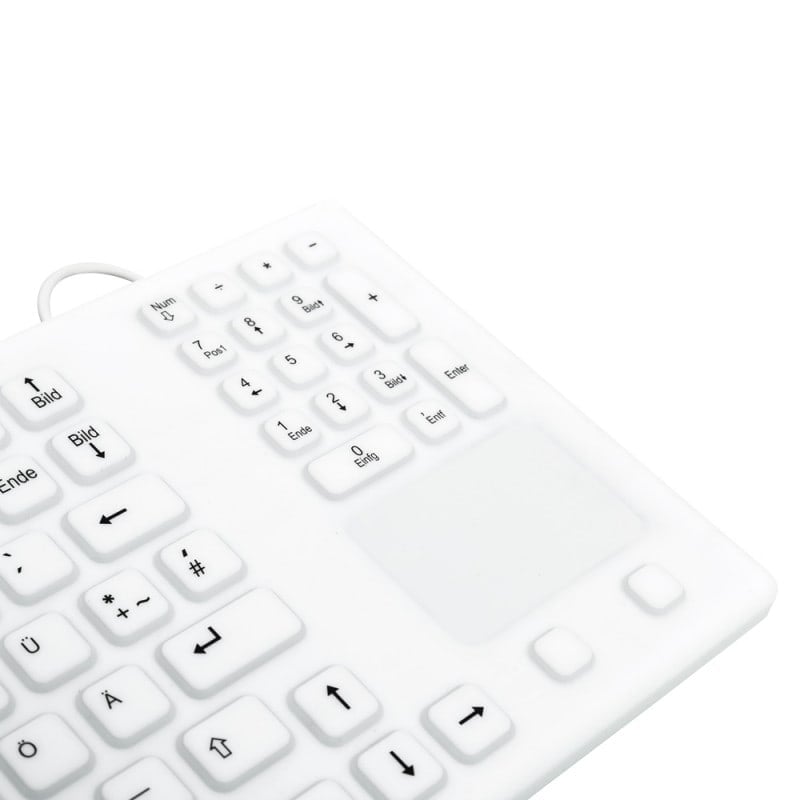 Silicone Keyboard with Touchpad Scandinavian