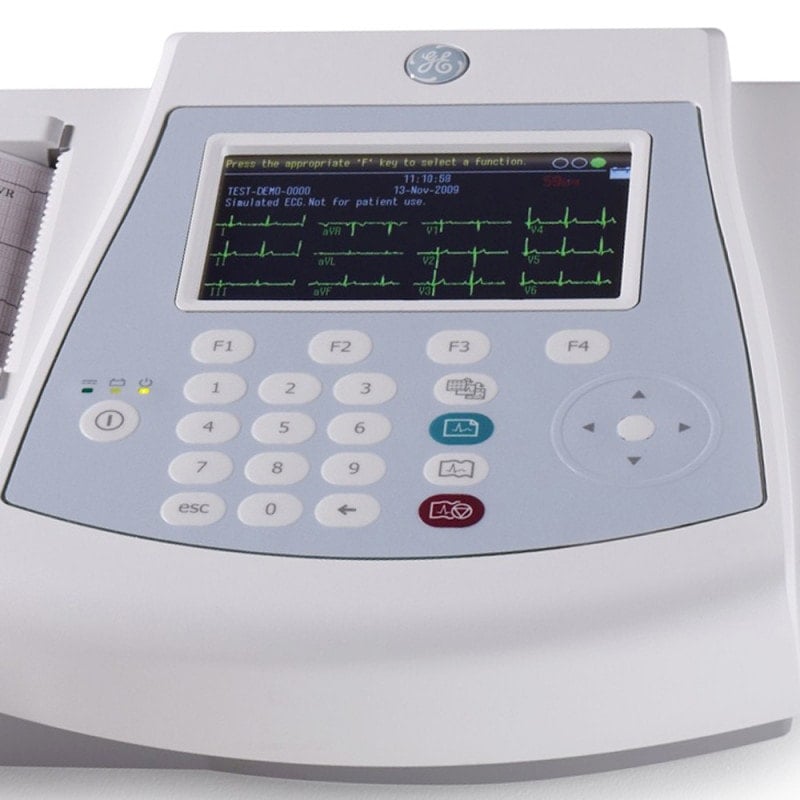 GE MAC 600 ECG System with external memory and PDF option