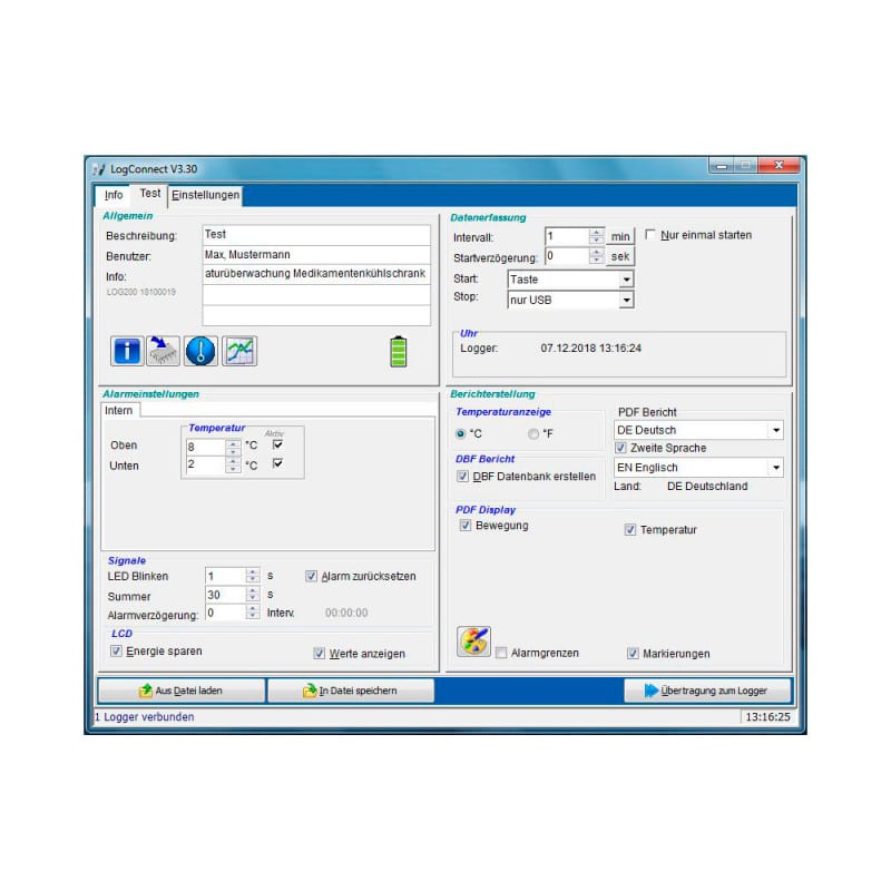 LOG 200 PDF Data Logger