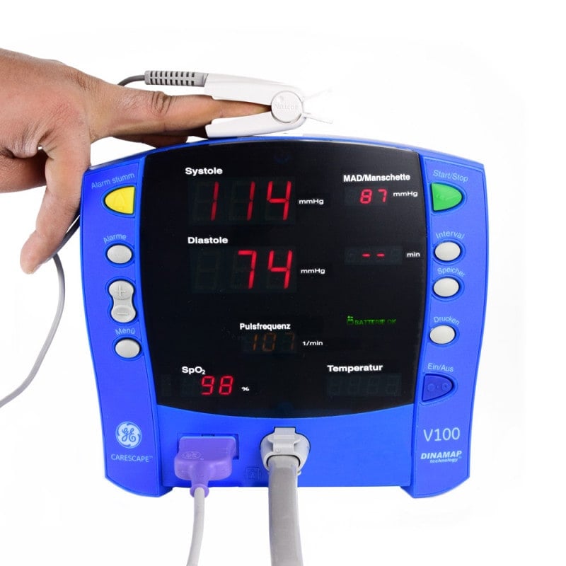 GE Carescape V100 Masimo SpO2 sensor | with thermal printer