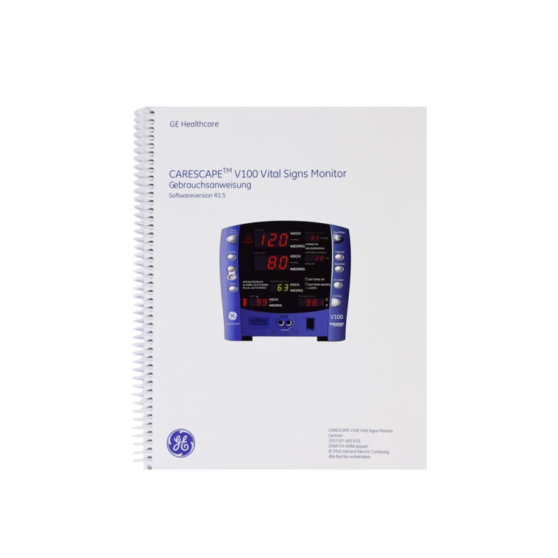 GE Carescape V100 | EN