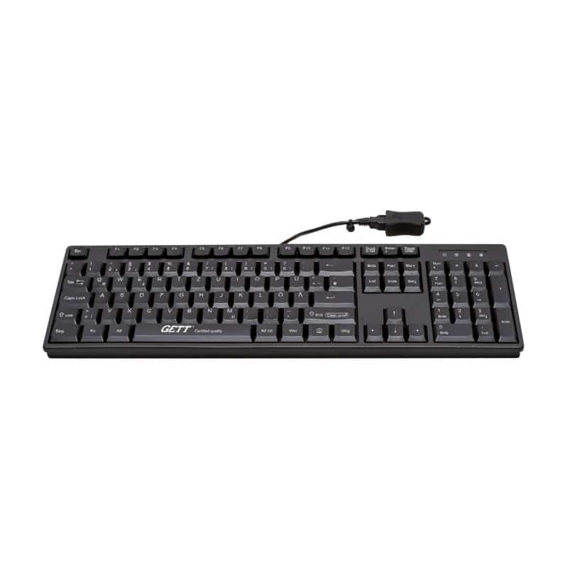 GETT Plastic Keyboard IP68 black | DE