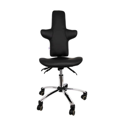 Swivel Chair with High Backrest white
