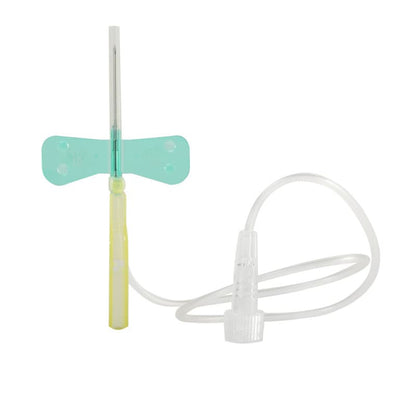 Surflo Safety Butterfly Needle 19G, 1.10 x 19 mm, yellow