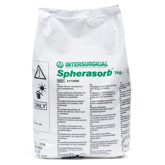 "Spherasorb" Soda Lime from Intersurgical 1 kg bag