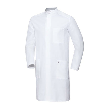 Men's Lab Coat with Stand-Up Collar 56n