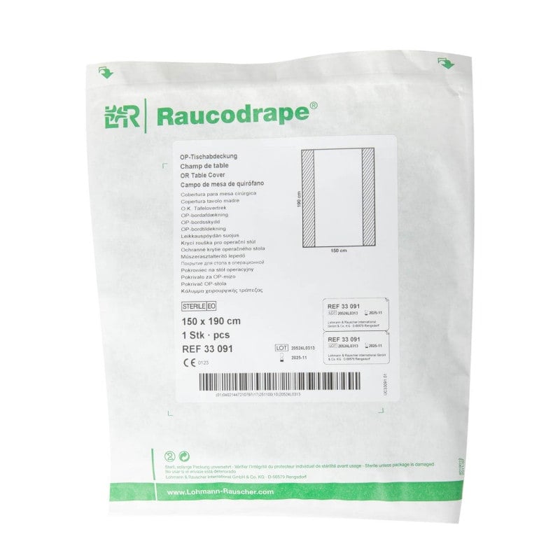 Raucodrape® OR Table Cover 120 x 140 cm, 26 PCS