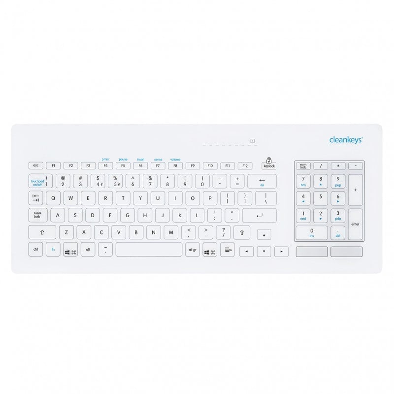 GETT CK5 Cleankeys® Glass Keyboard French