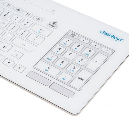 GETT CK5 Cleankeys® Glass Keyboard US-EU