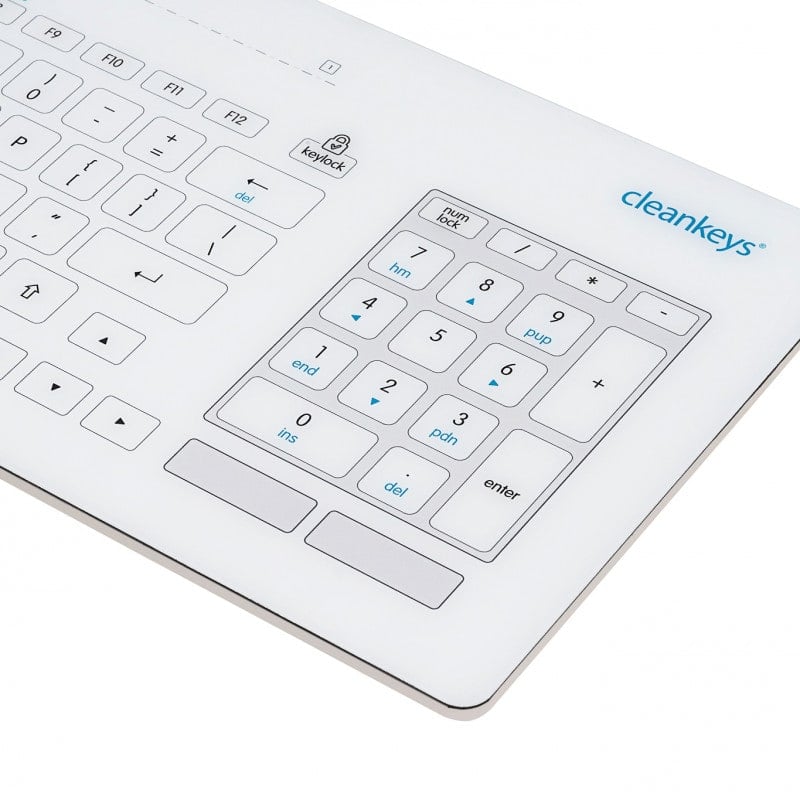 GETT CK5 Cleankeys® Glass Keyboard Swiss