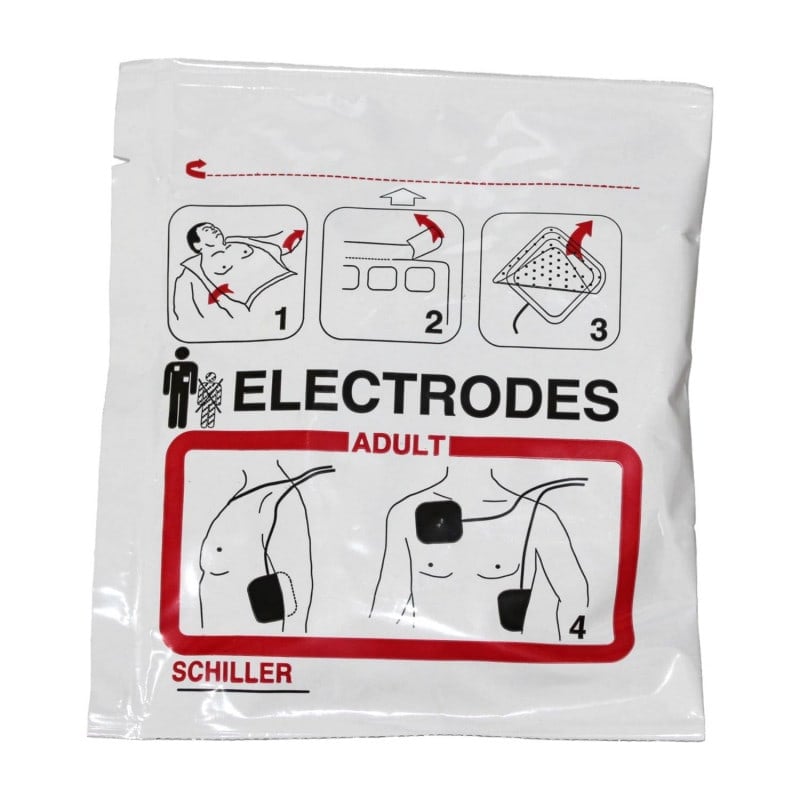 Schiller Defibrillator Electrodes for adults