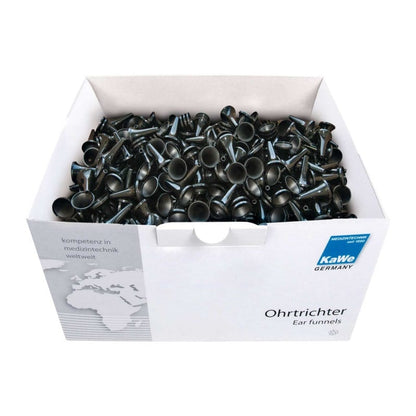 KaWe Disposable Ear Funnels, black 2.5 mm