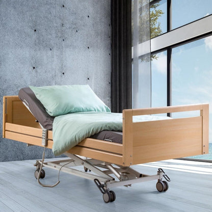 Allegra Nursing Bed with wooden slatted base
