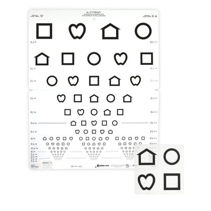 Lea SYMBOLS® 15 Line Folding Distance Chart