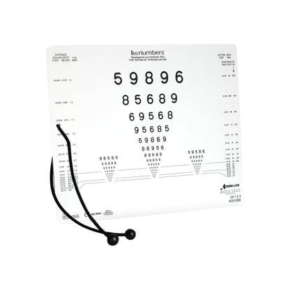 LEA SYMBOLS® & LEA NUMBERS® Near vision Card