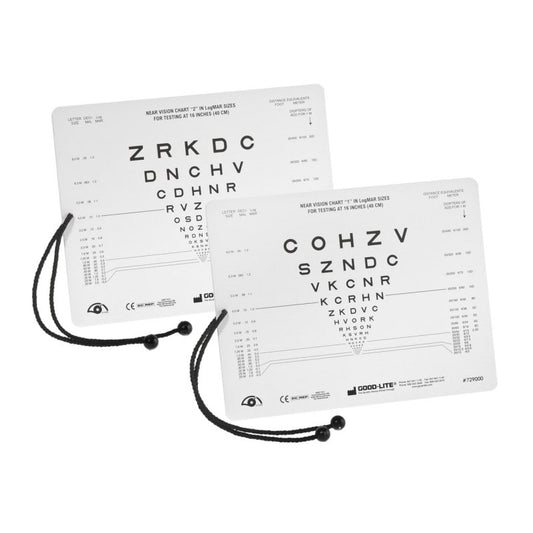 Sloan Letter Near Vision Card