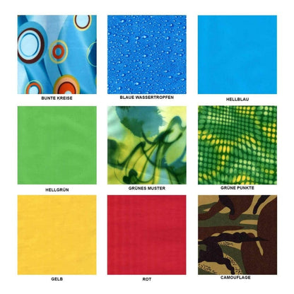 Urological Front Apron blue water droplets (#3-1)