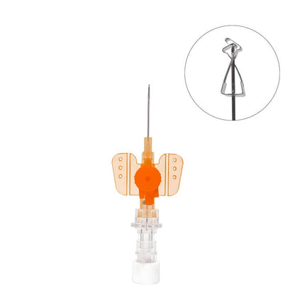 Vasuflo® INT Safety IV Cannulas 20 G, 1.1 x 32 mm, pink