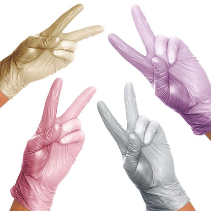 Unigloves FANCY Nitrile Gloves violet | M